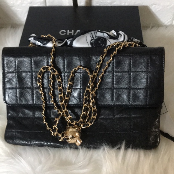 RARE Hot Find! Chanel 2 Face Sheepskin Flap Crossbody - Authentic - Picture 15 of 16